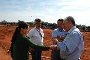 Paulo Mesquita visita obras do Hospital Regional